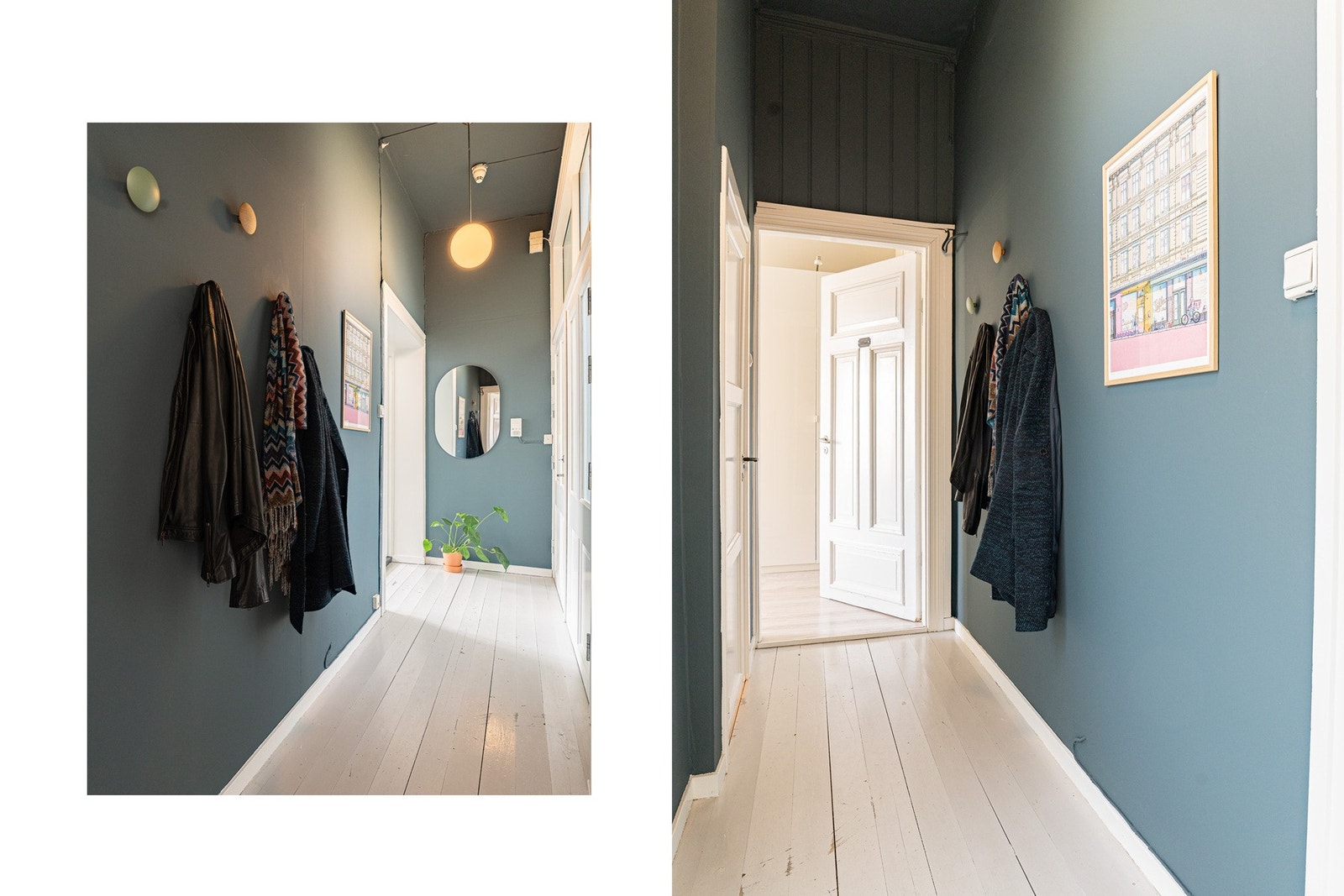 Svært praktisk inngangsparti med godplass til å henge fra seg yttertøy og sko. Galleribilde