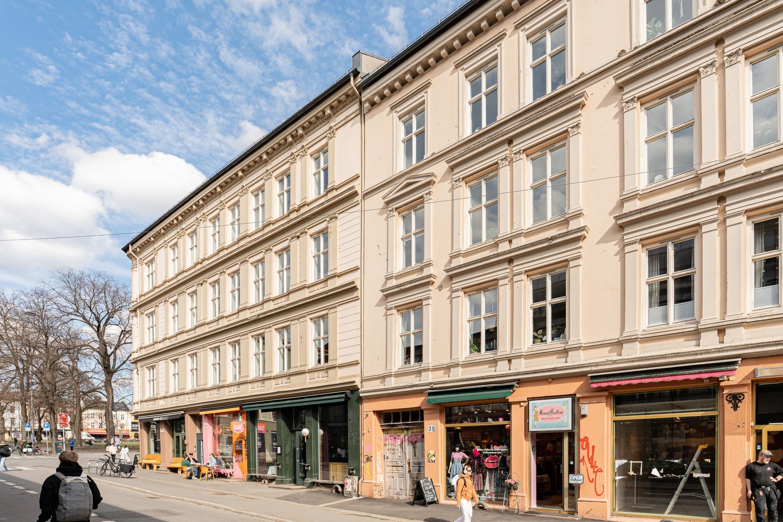 Fasade Olaf Ryes plass 3C. Galleribilde