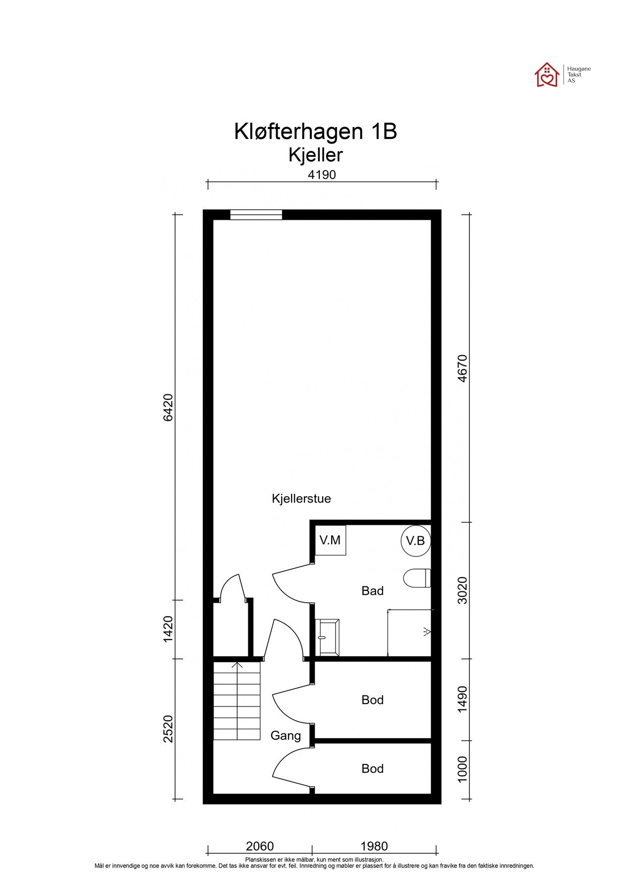 Plantegning u. etasje Galleribilde