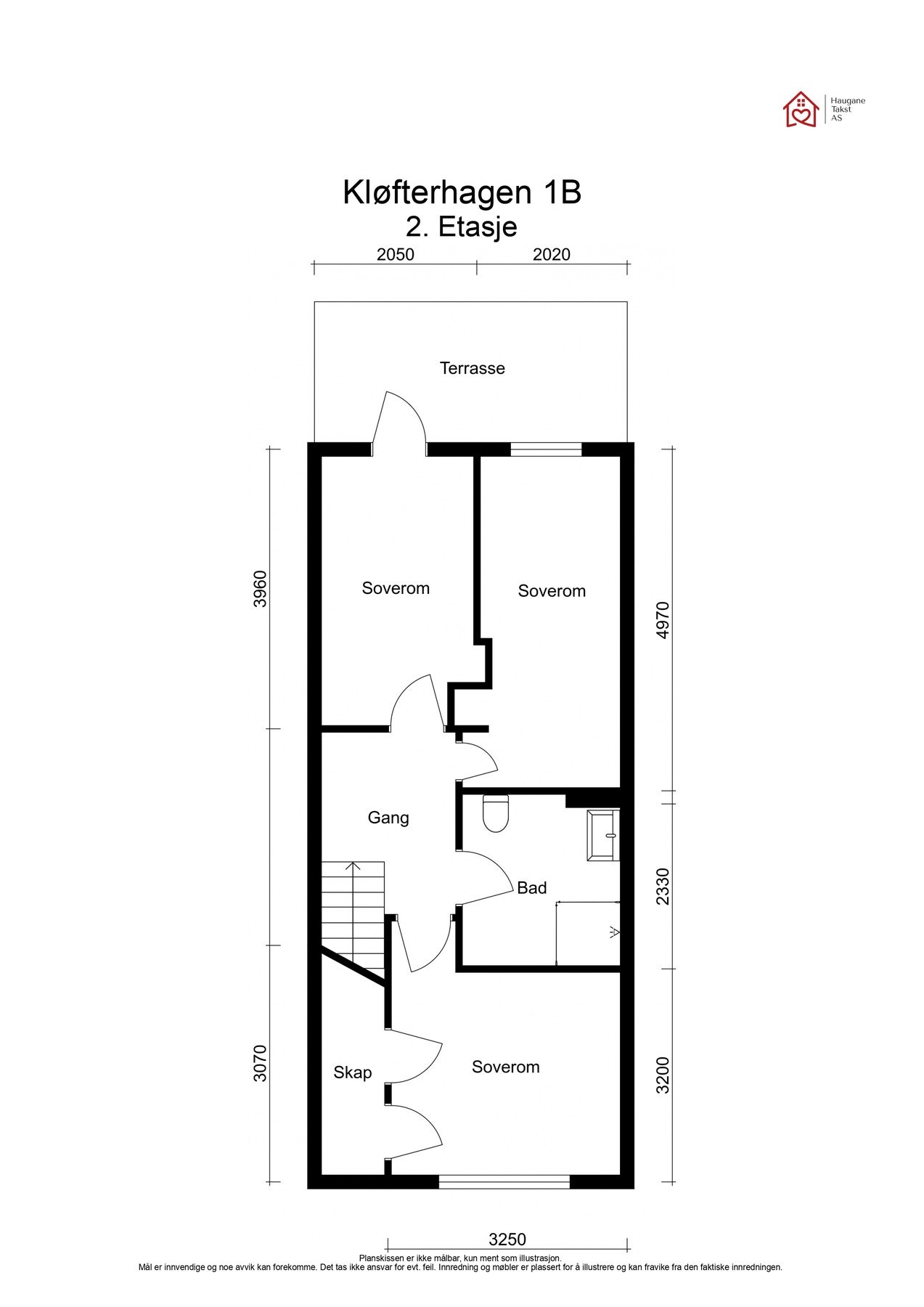 Plantegning 2. etasje Galleribilde