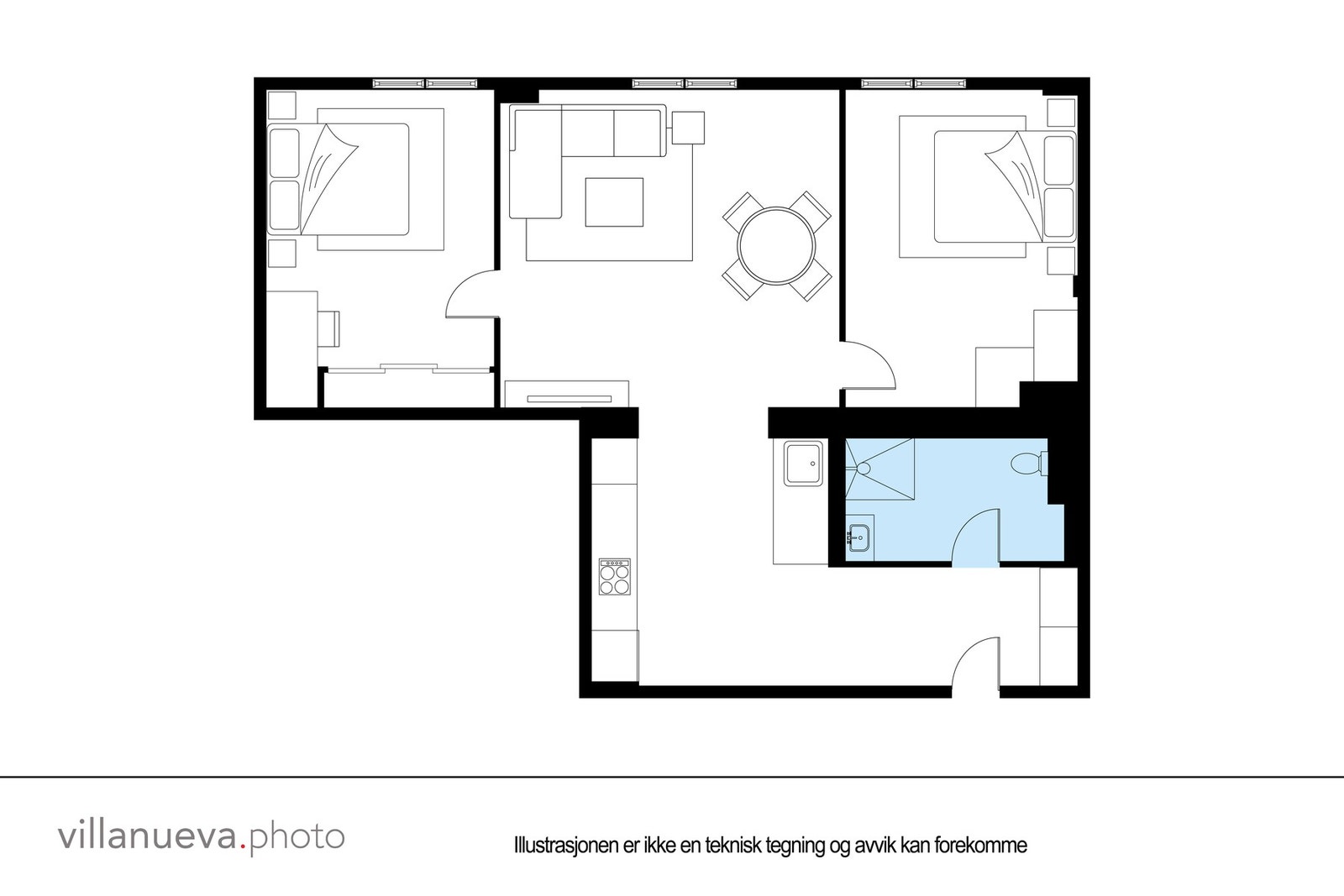 Plantegning Galleribilde