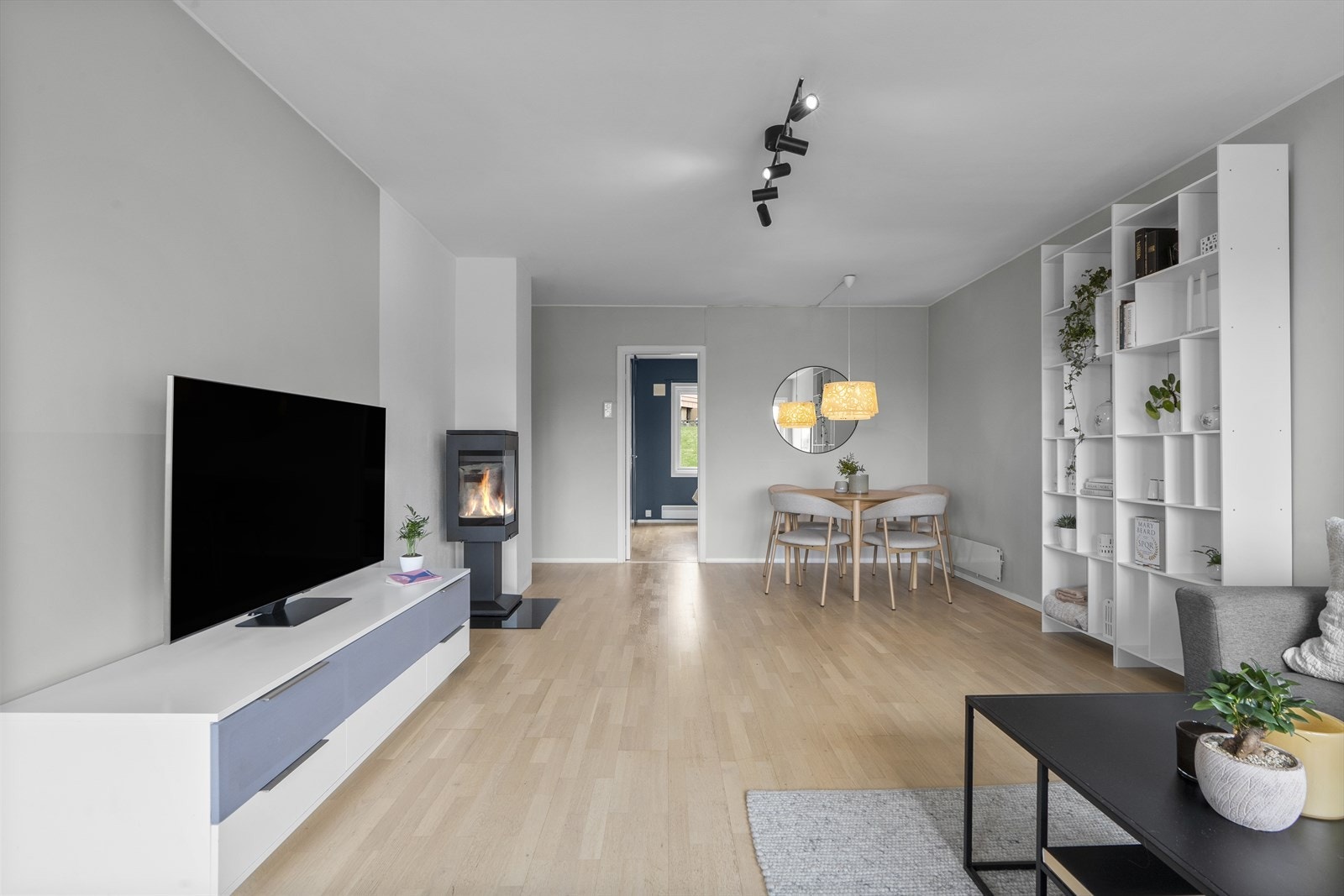 Boligen varmes opp av elektrisk varme. Galleribilde