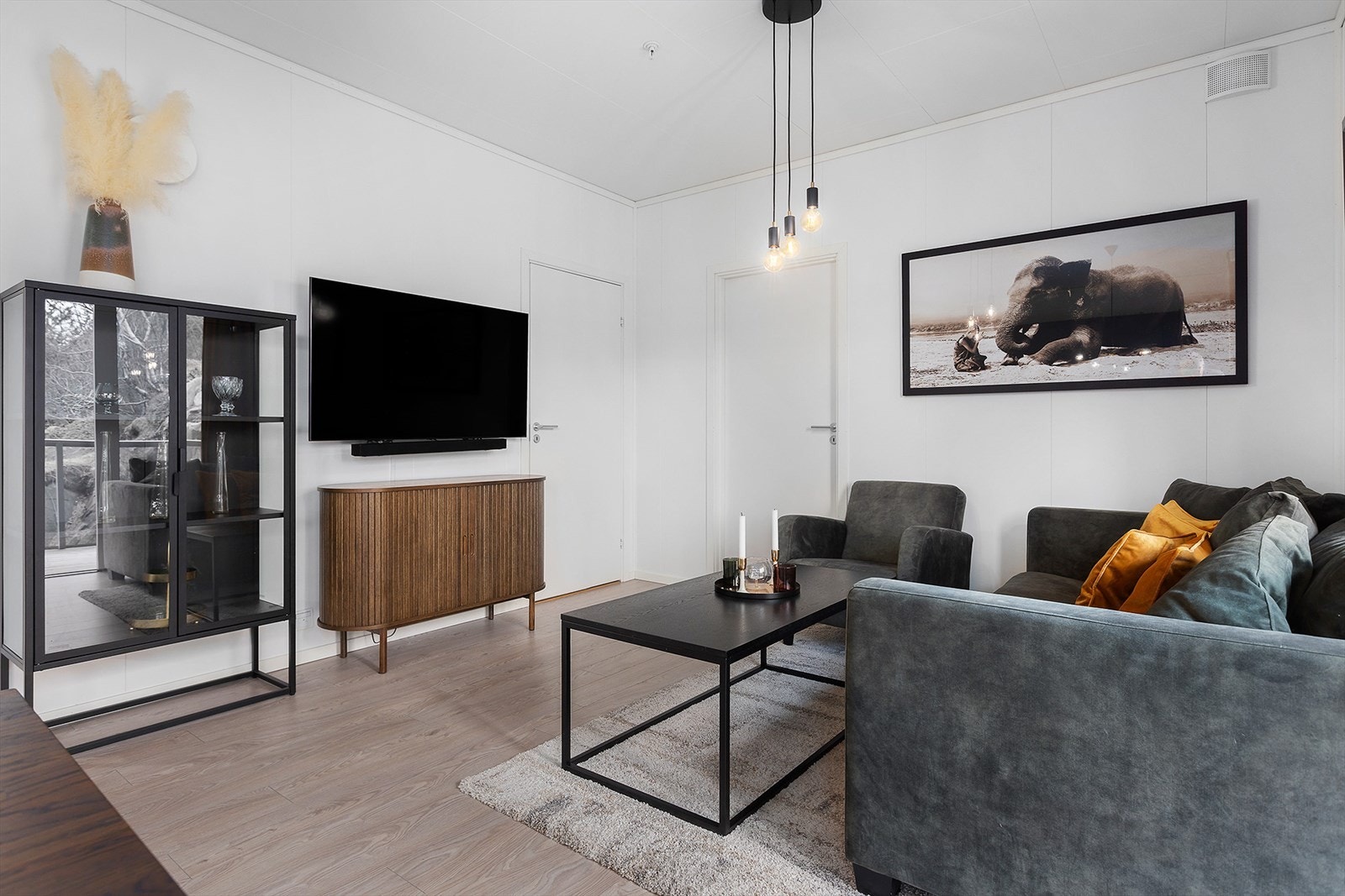 TV-stue Galleribilde