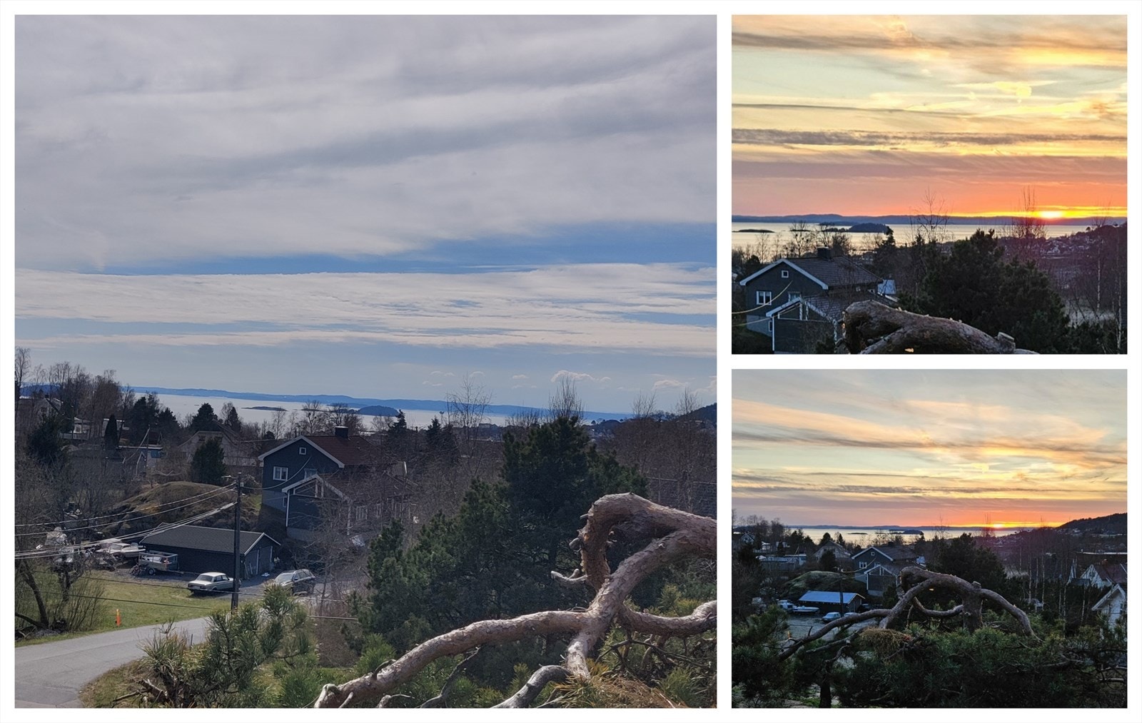 Utsikt mot Drammensfjorden Galleribilde