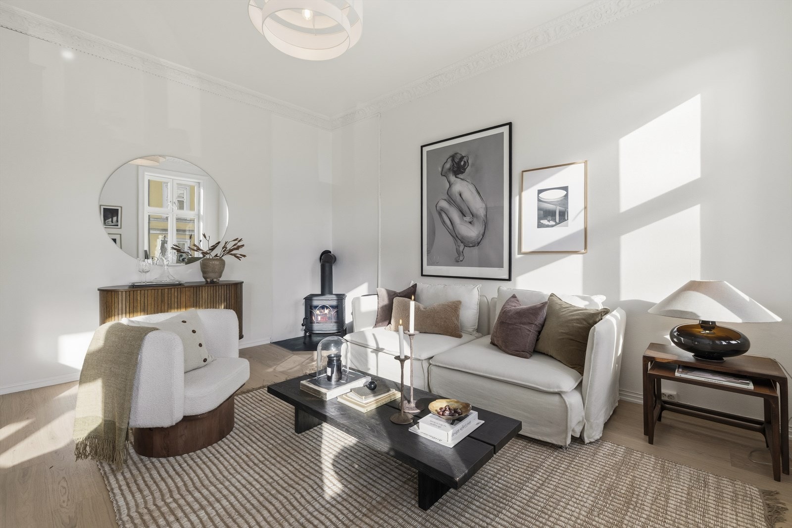 Leiligheten er gjennomgående slik at du kan få gjennomlufting Galleribilde