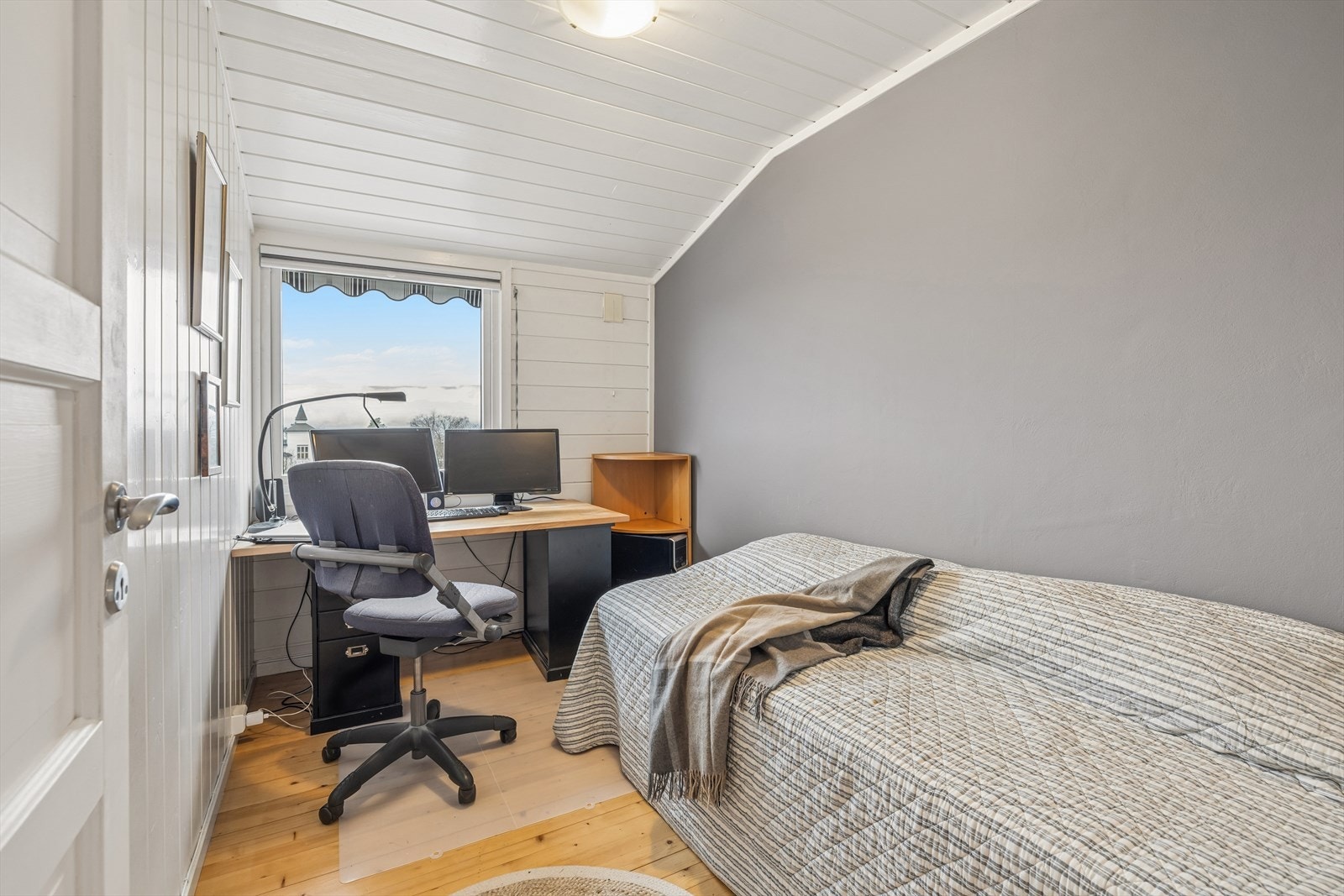 Det tredje soverommet egner seg godt som barnerom, gjesterom eller kontor. Galleribilde