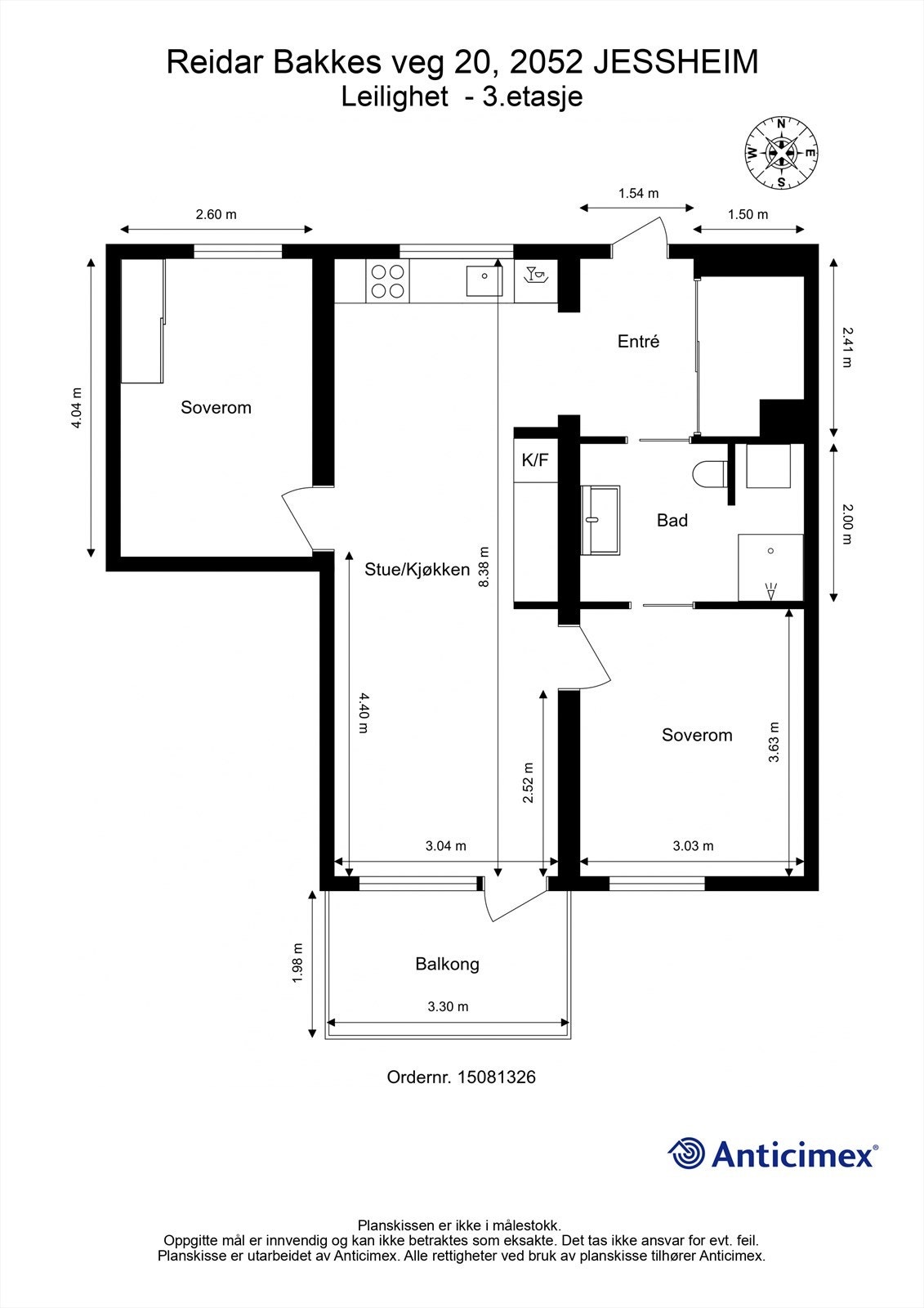 Plantegning Galleribilde