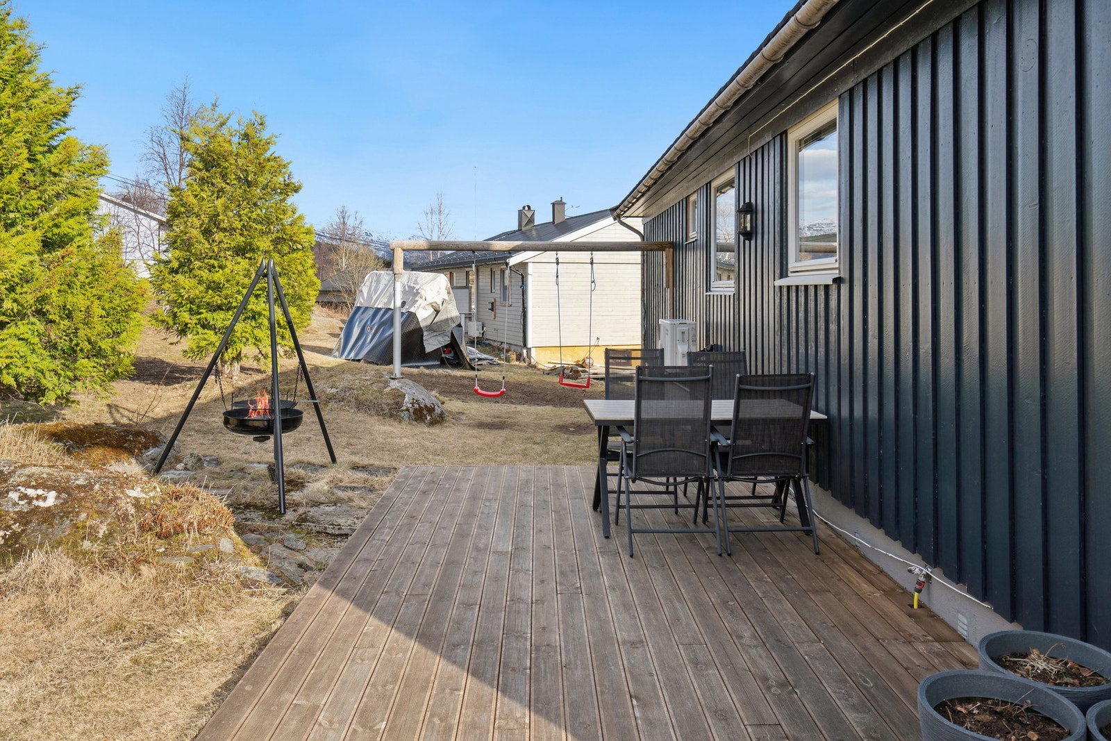 Terrassen på ca. 33 m² Galleribilde