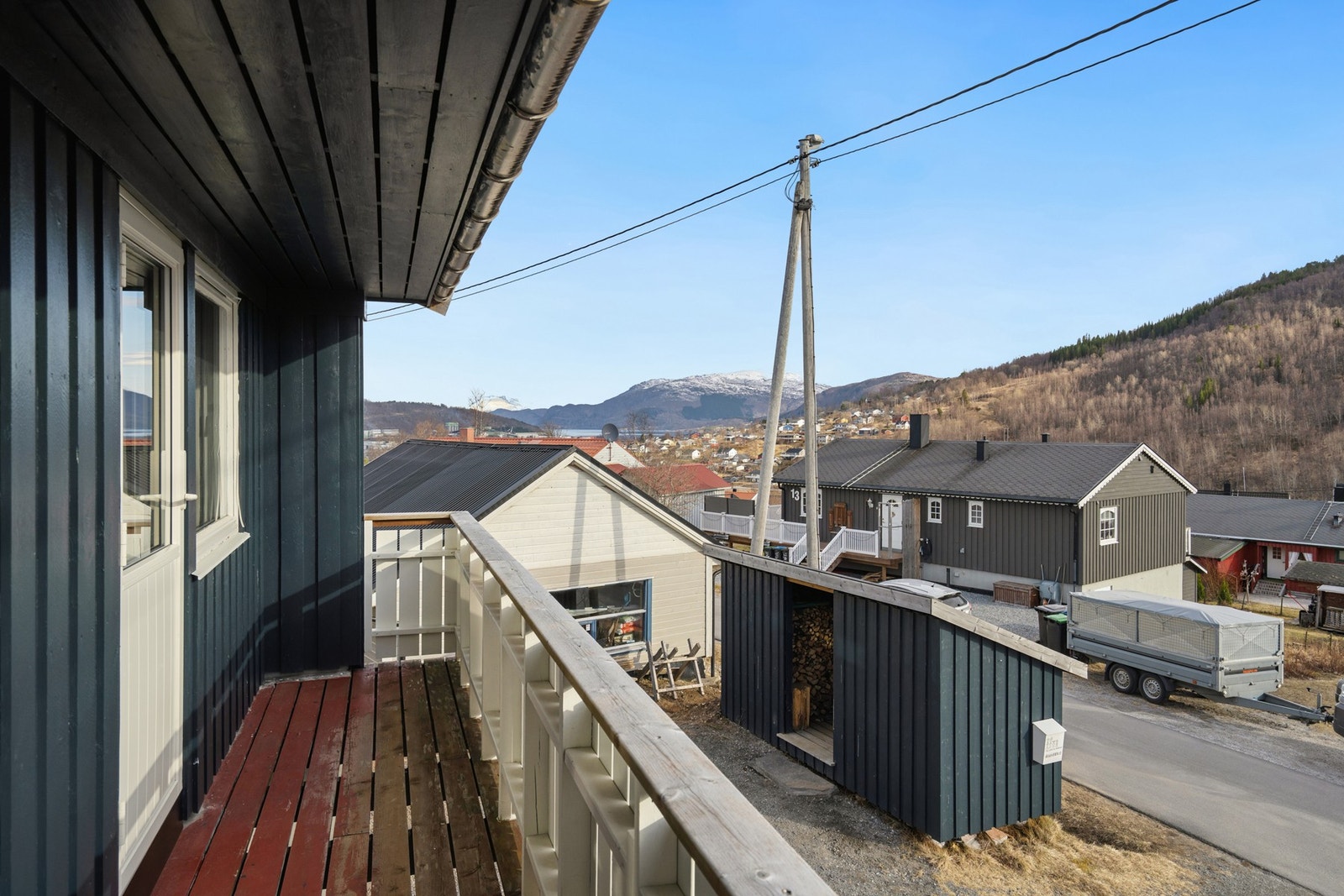 Utgang til en østvendt balkong på 7 m². Galleribilde