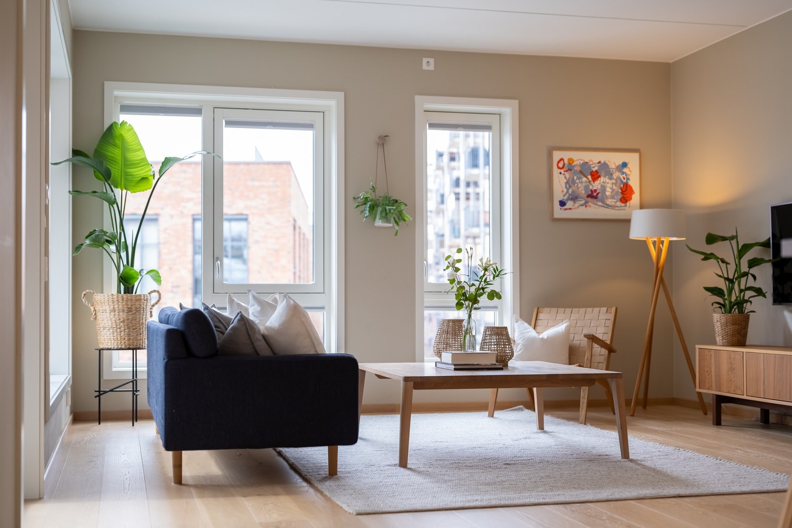 Stuens utforming gir gode innredningsmuligheter. Galleribilde