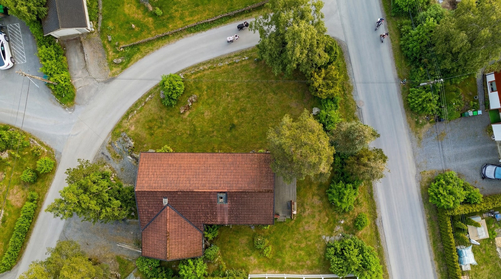 Televeien 1 sett ovenfra Galleribilde