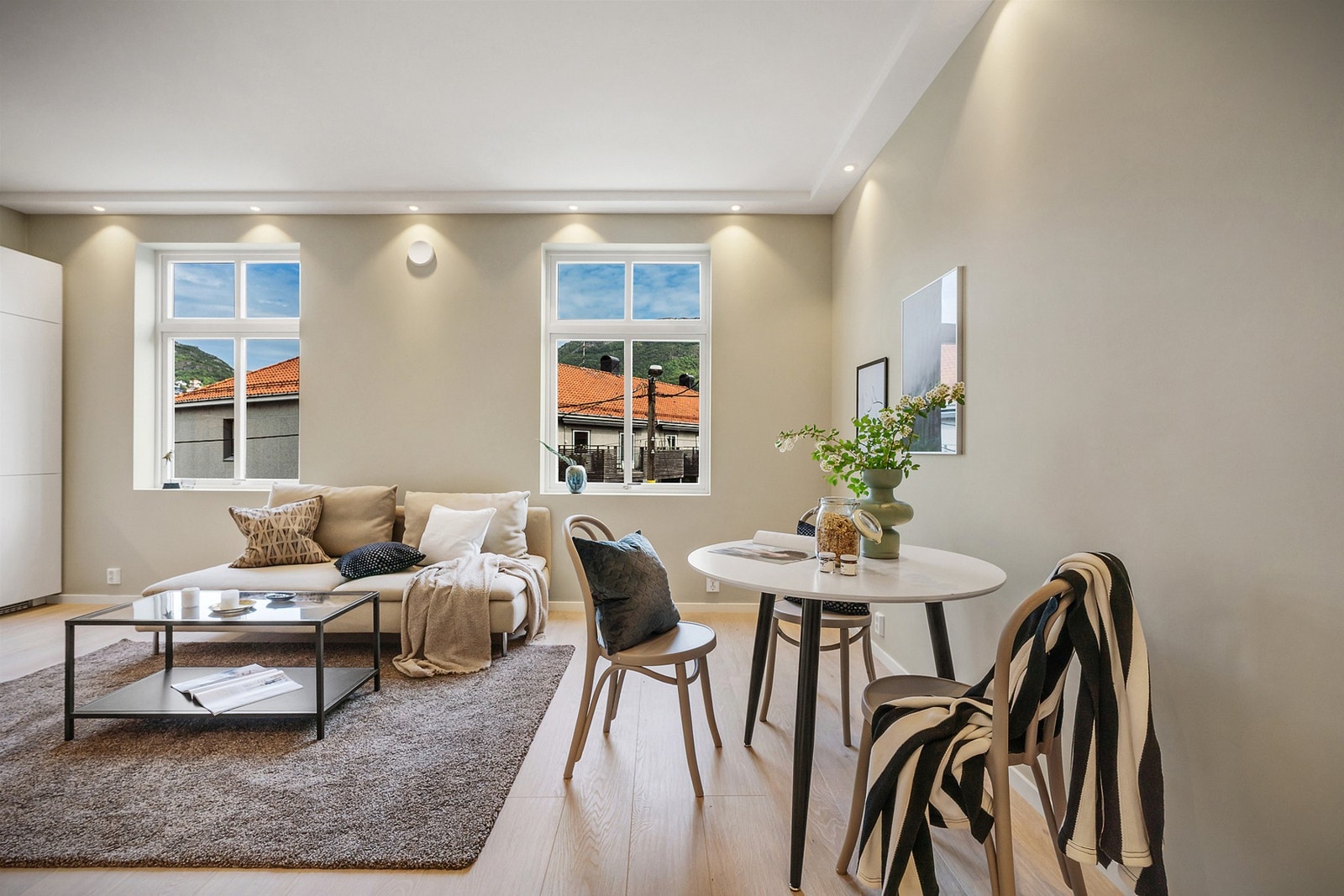 Downlights rundt stuen Galleribilde