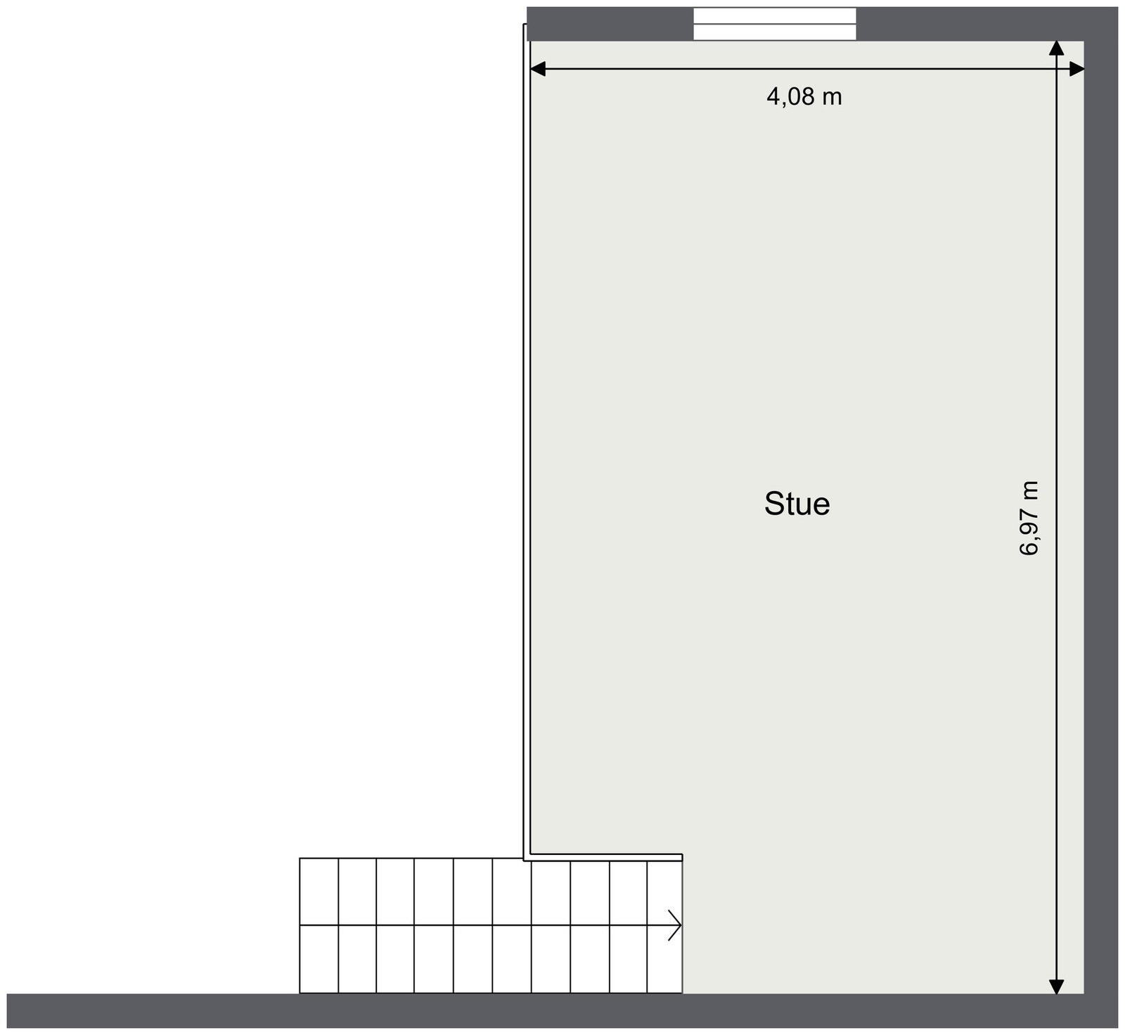 Plantegning mesanin Galleribilde