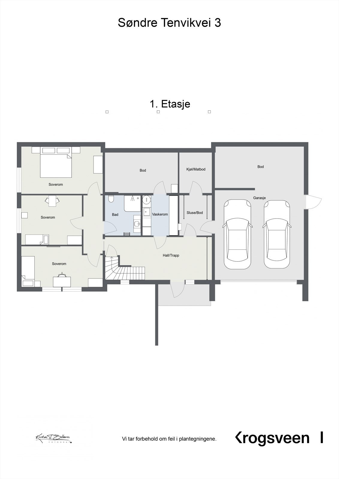 Planskisse 1. etasje. Galleribilde