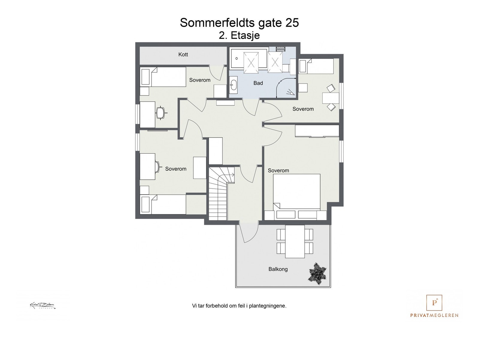 Plantegning 2. etasje Galleribilde