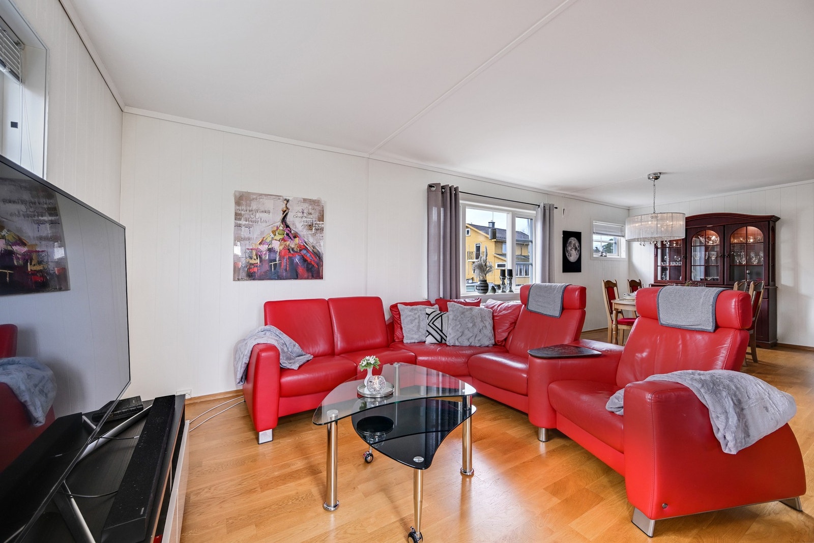 Stue/spisestue Galleribilde