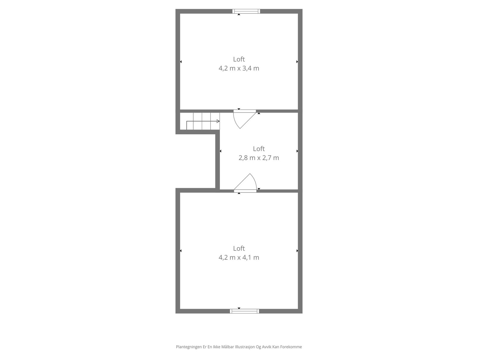 Plantegninger loft Galleribilde