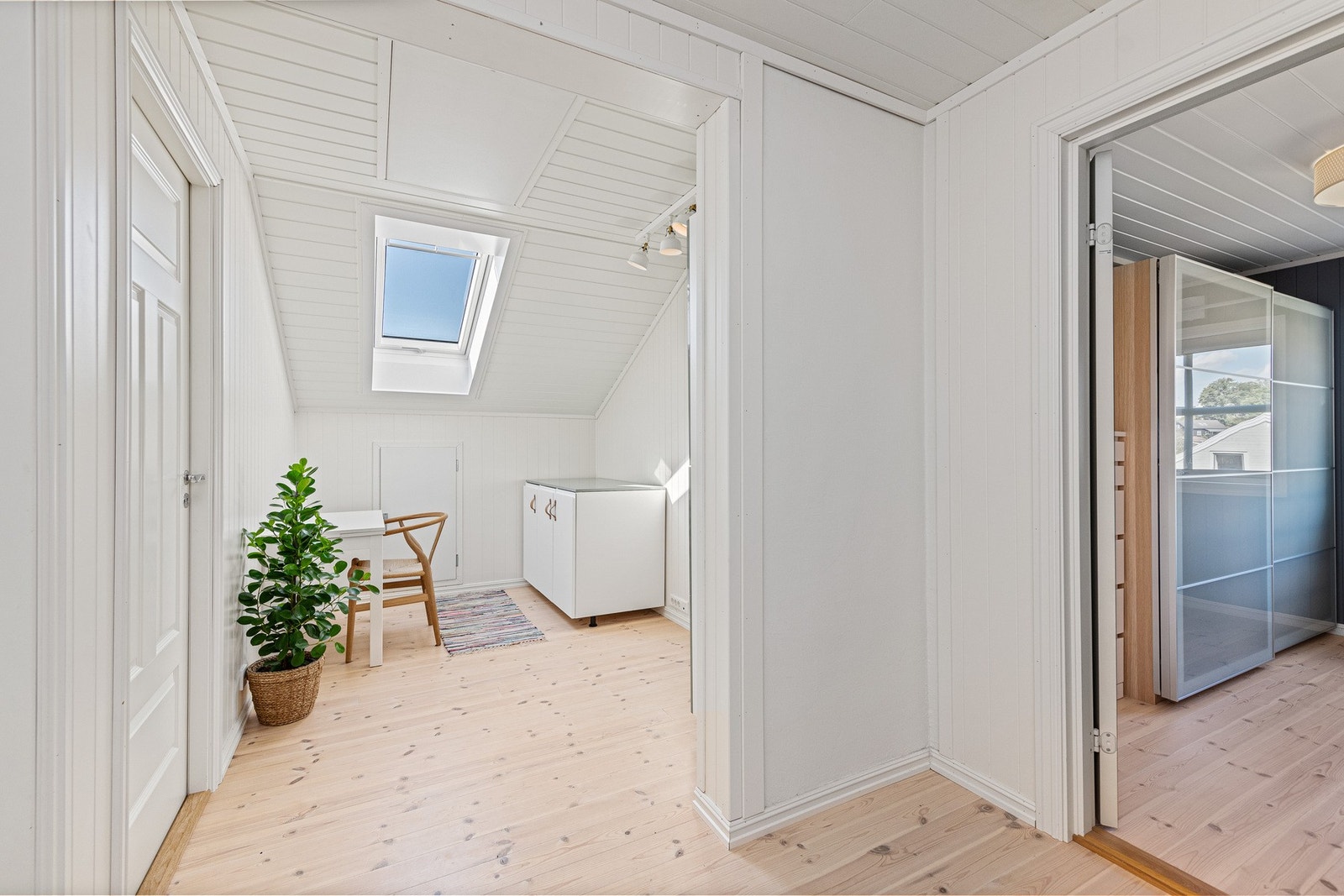 I tillegg har etasjen et innredet åpent rom. Galleribilde