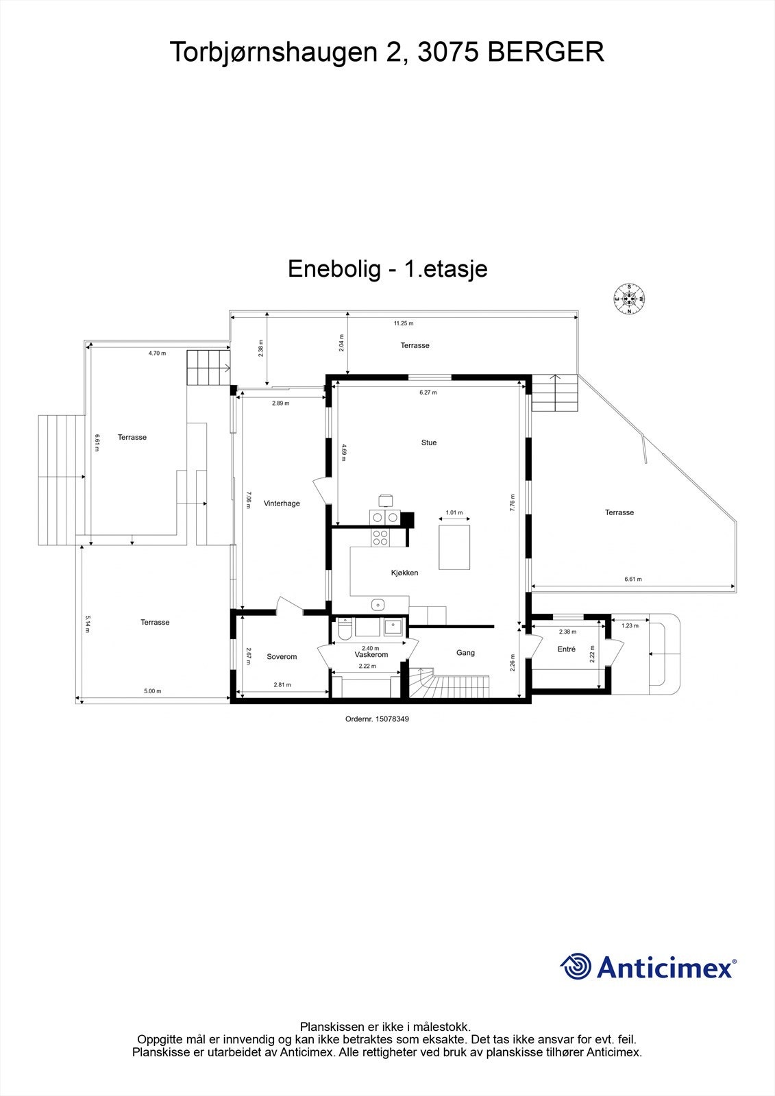 Plantegning - 1. etasje Galleribilde
