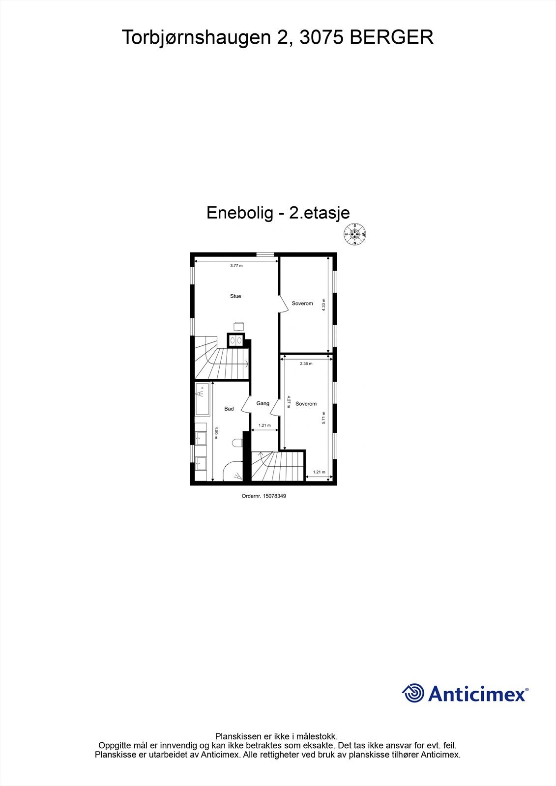 Plantegning - 2. etasje Galleribilde