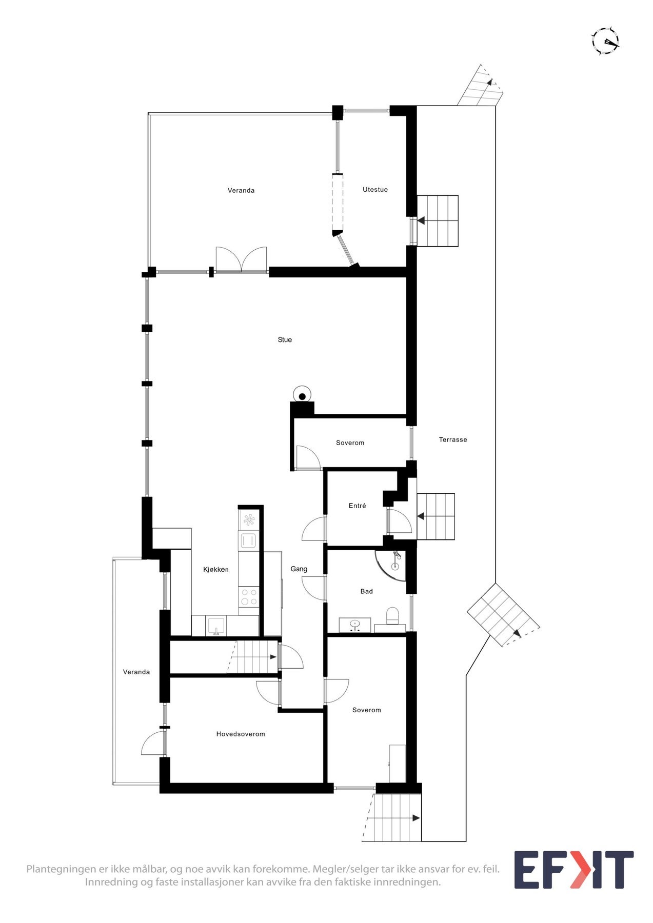 Plantegning - Første etasje Galleribilde