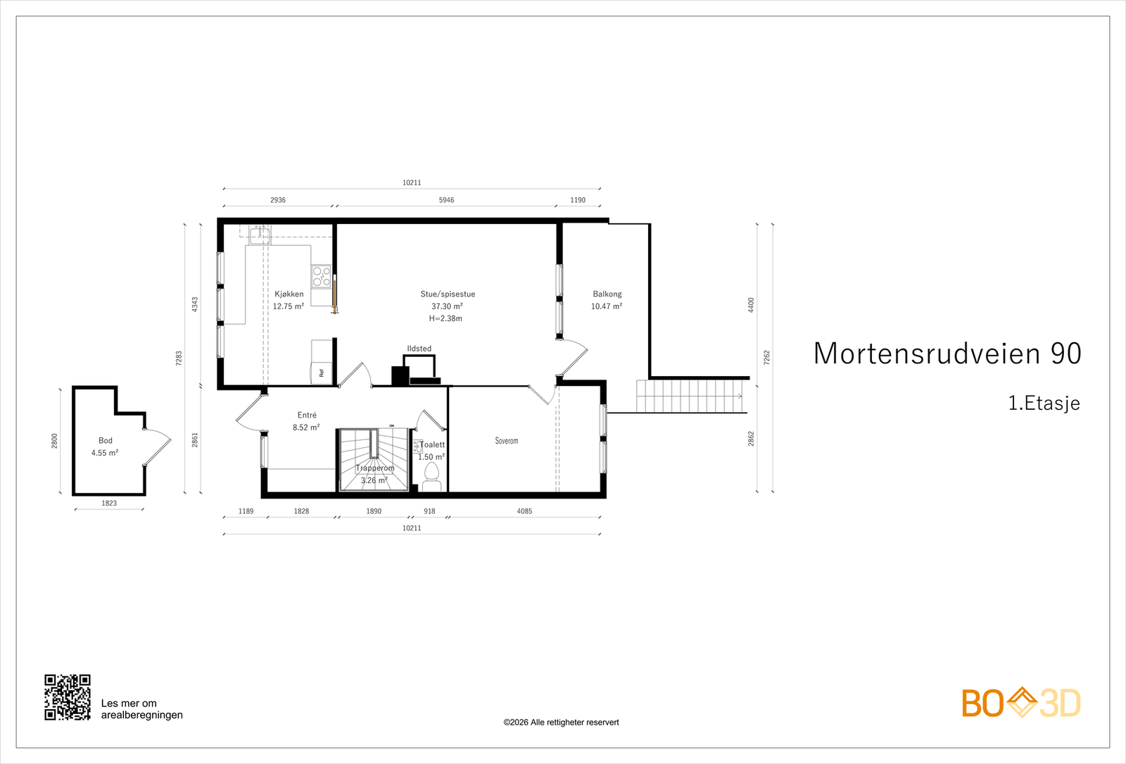 Alternativ planløsning Galleribilde