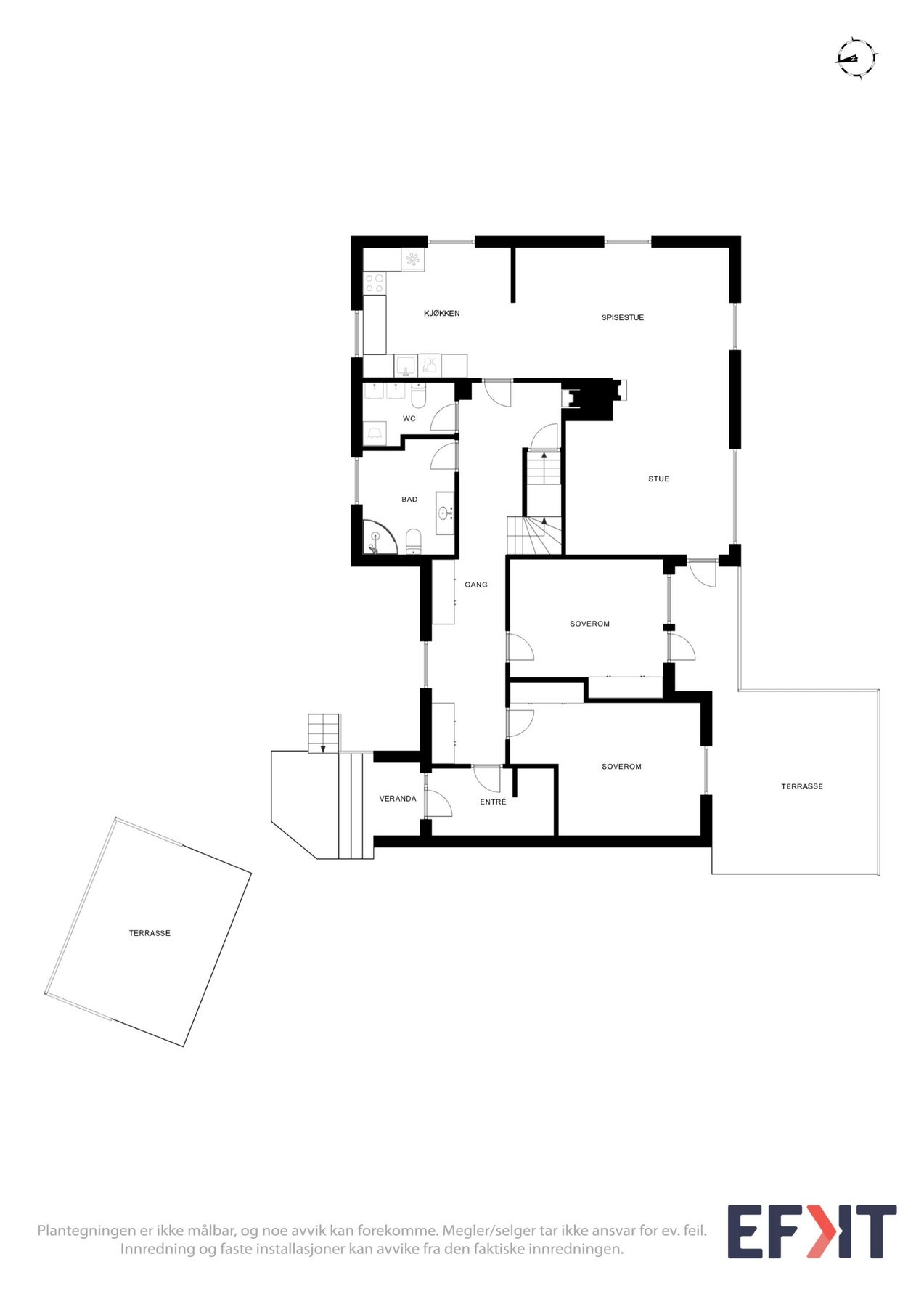 - Planskisse andre etasje - Galleribilde