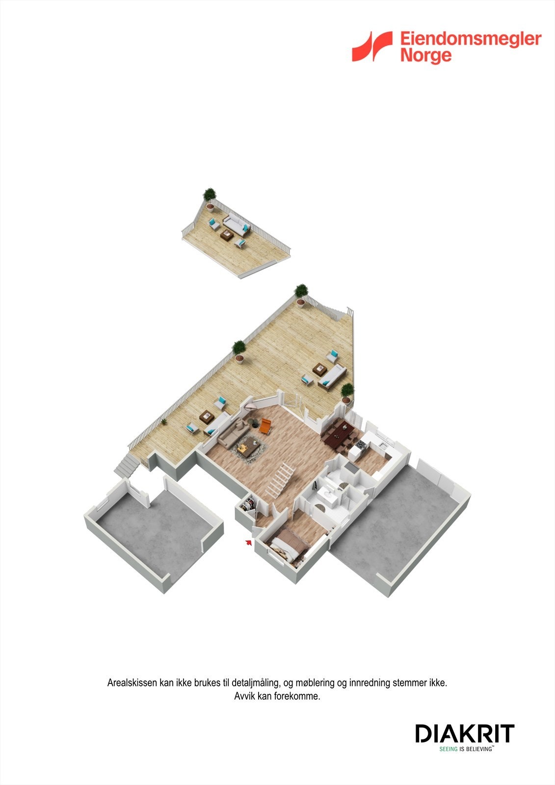Plantegning 1. etg. Galleribilde