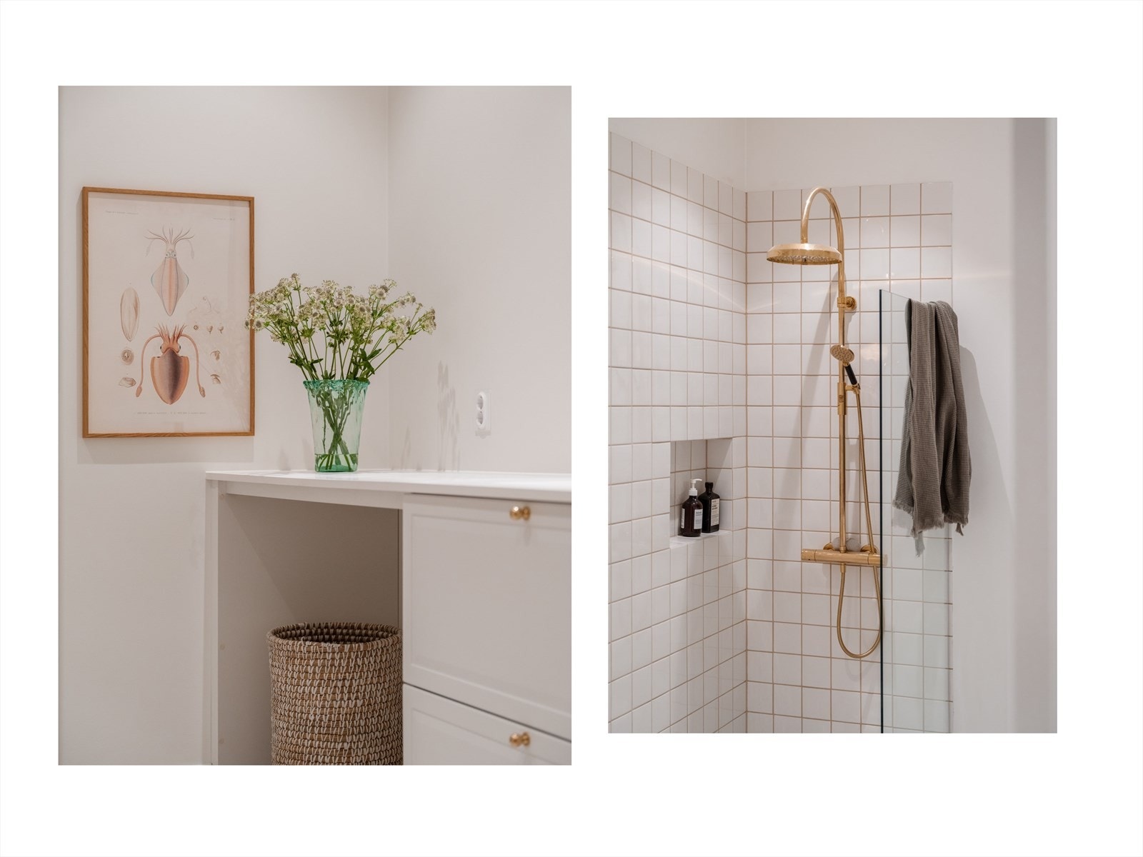 Det foreligger dokumentasjon på alt av oppussing i boligen. Galleribilde