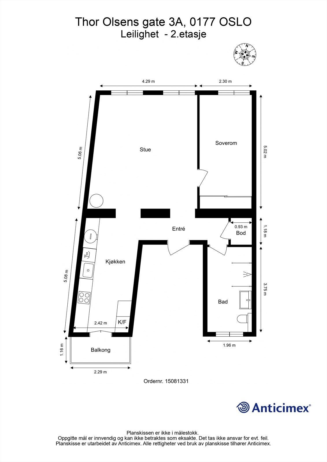 Plantegning Galleribilde
