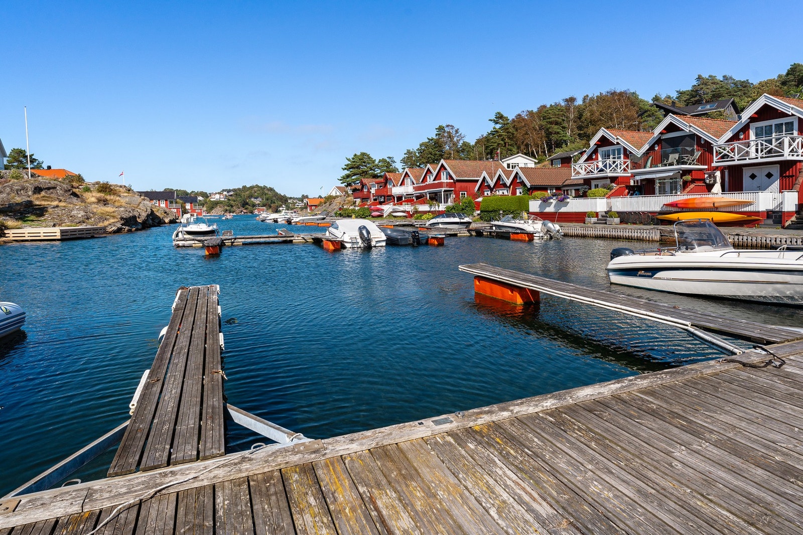 Fra båtplass som leies i fellesanlegg på Herøya Galleribilde