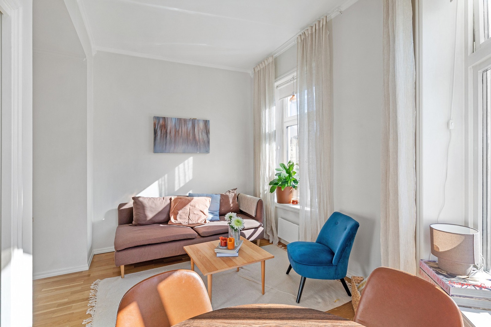 Svært effektiv planløsning med svært god romfølelse. Galleribilde