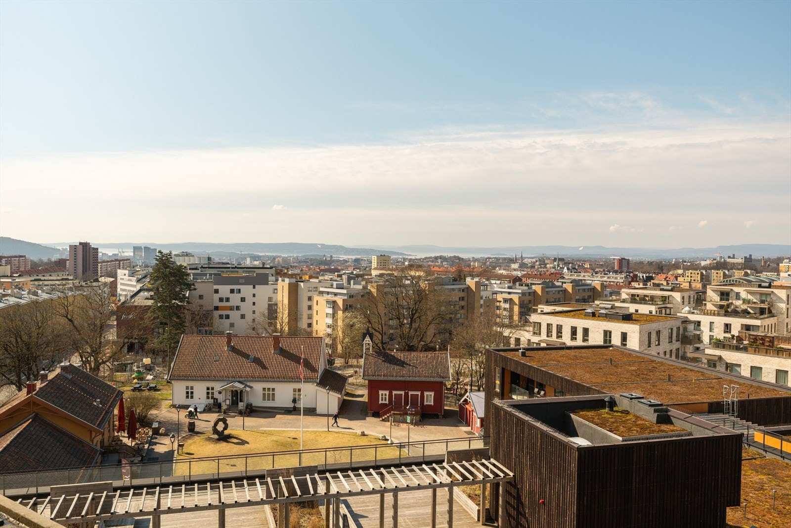 Hyggelig utsikt mot Lillo gård. Galleribilde