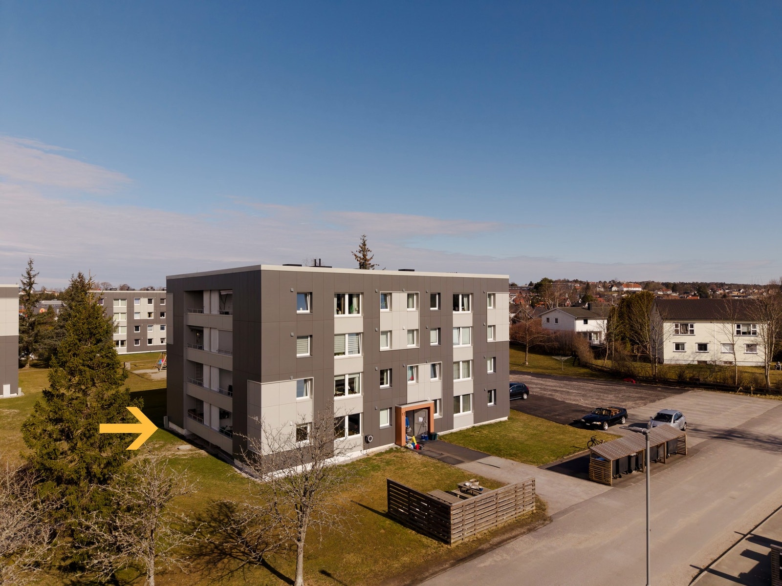 Sydvendt terrasse gir flotte solforhold. Galleribilde