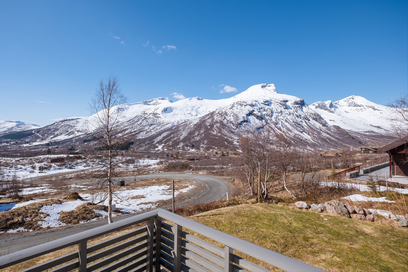 Utsikt fra terrassen Galleribilde