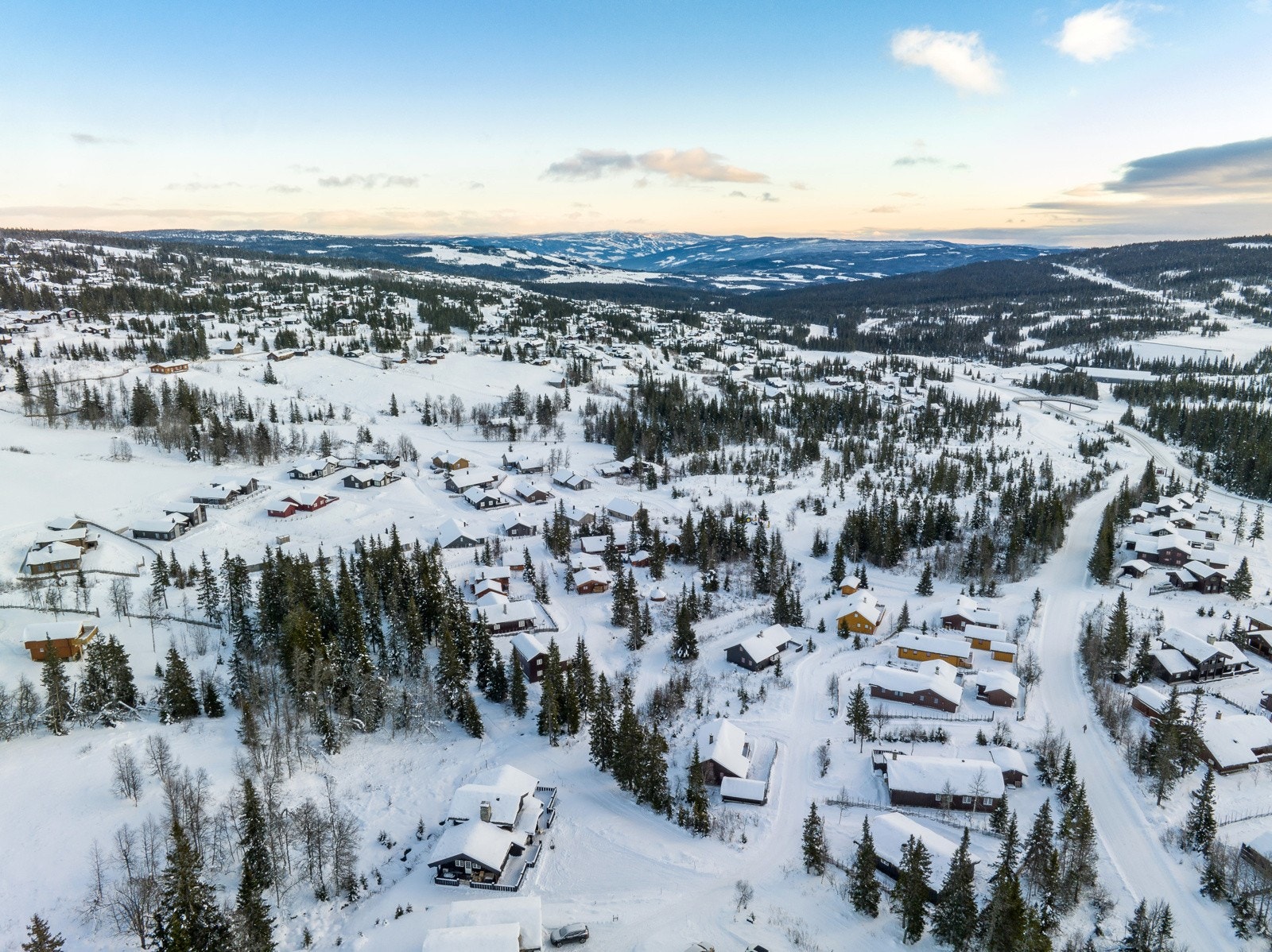 Dronebilde Galleribilde