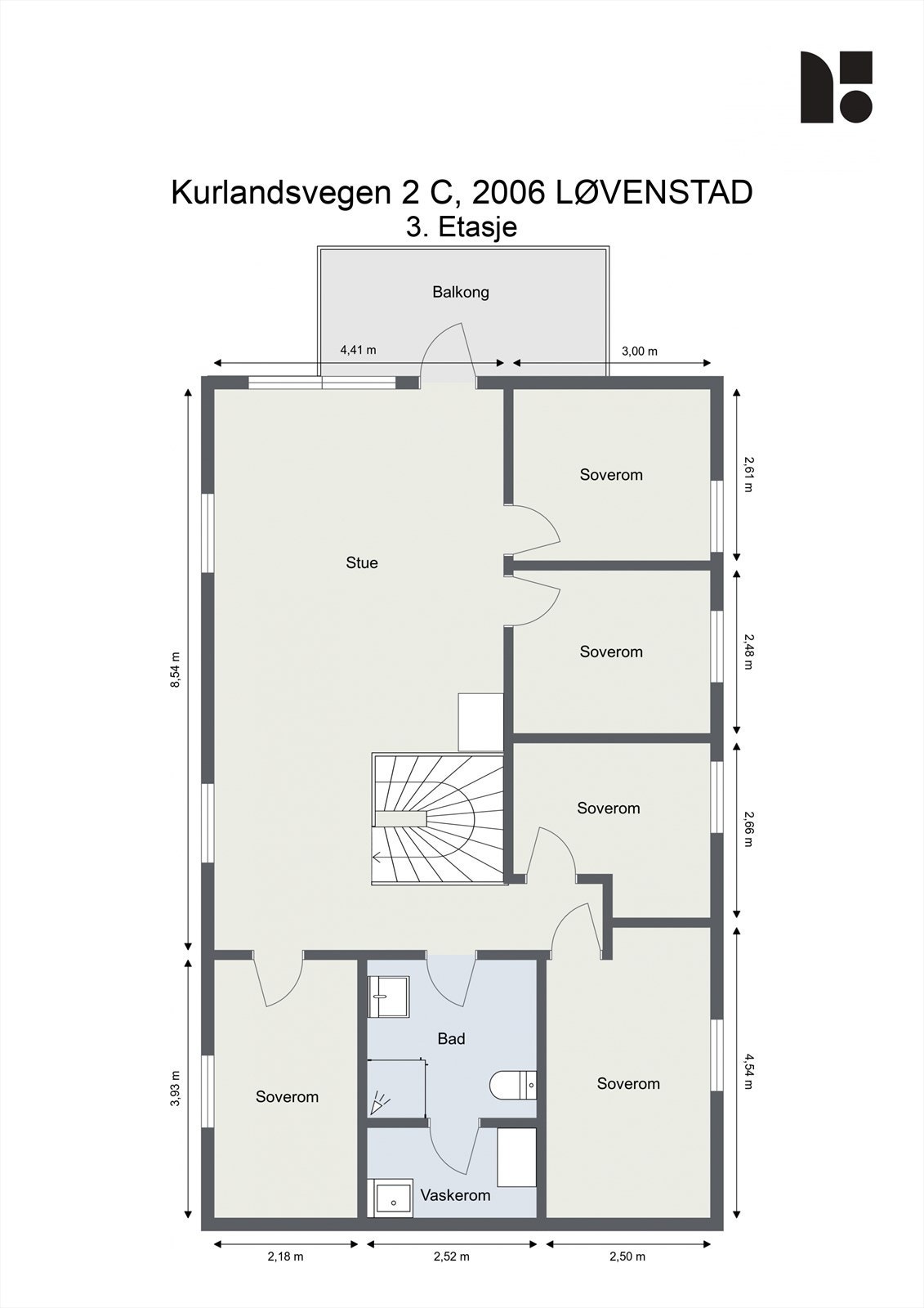 3. Etasje Galleribilde