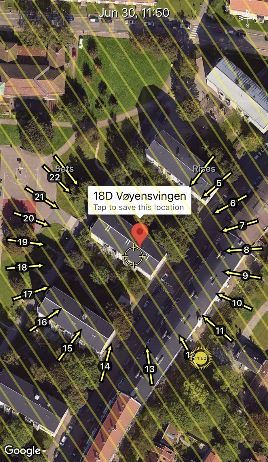 Leiligheten har flotte solforhold. Bilde fra Sun Seeker. Galleribilde