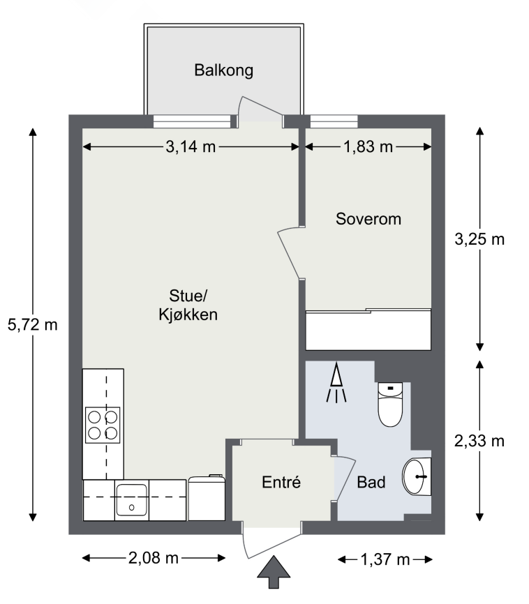 Plantegning. Galleribilde
