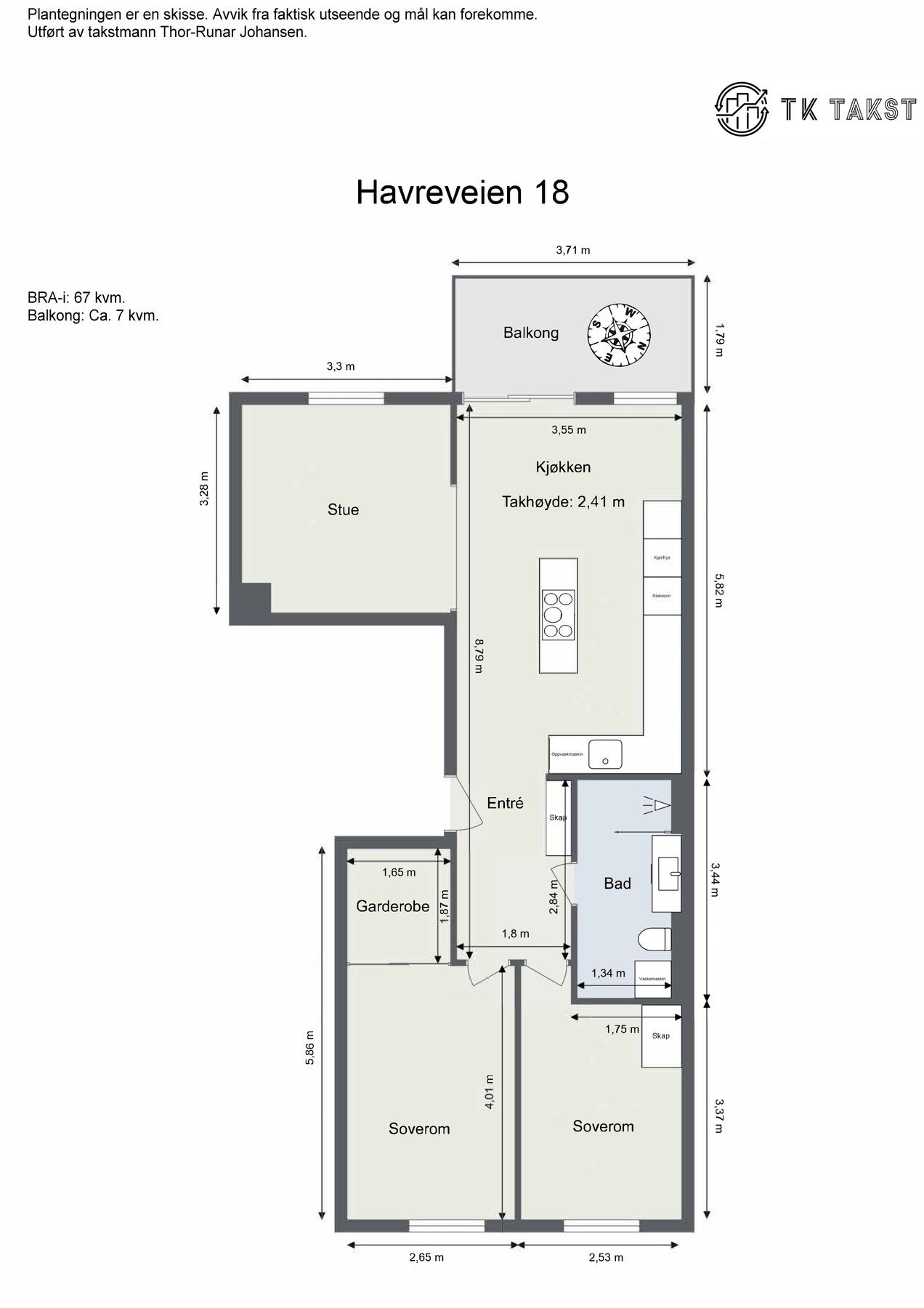 Plantegning Galleribilde
