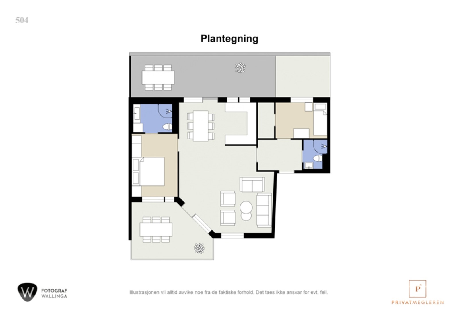 Plantegning Galleribilde