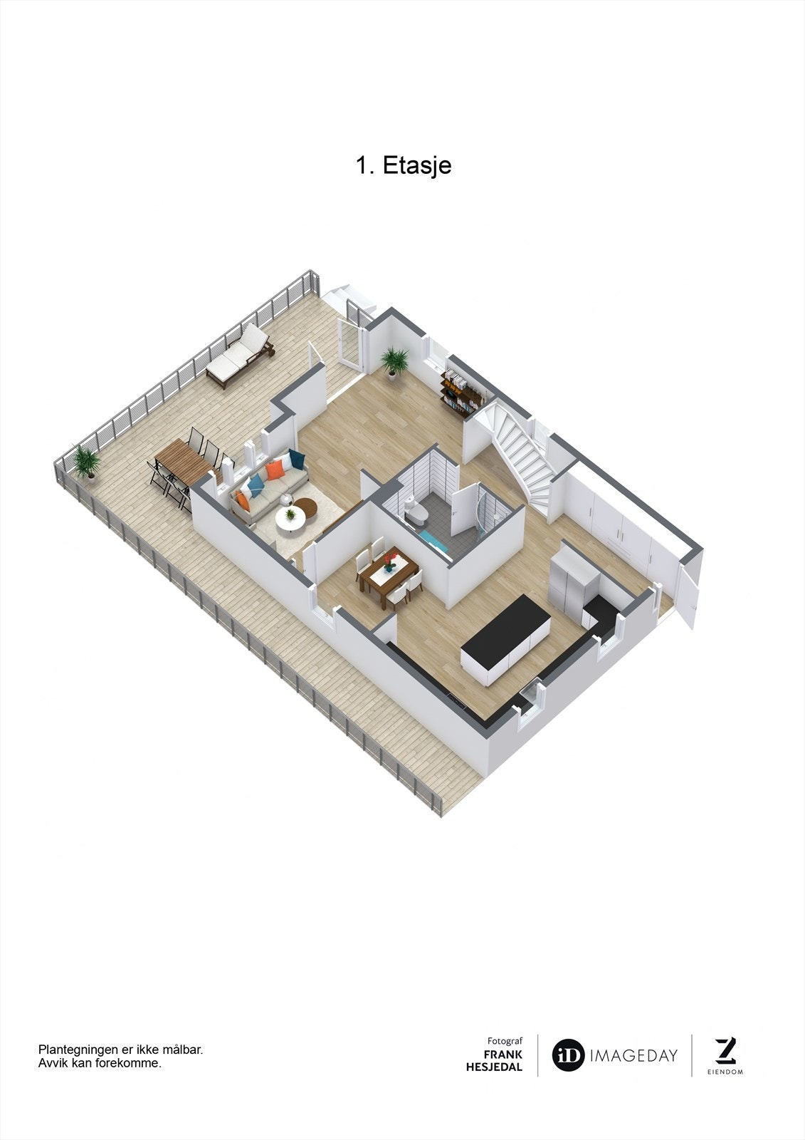 Plantegning av 1. etasje. Galleribilde
