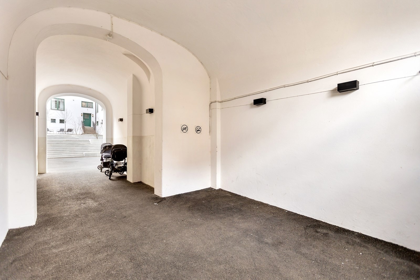 Inngangspartiet til Fougstads gate 8B. Galleribilde