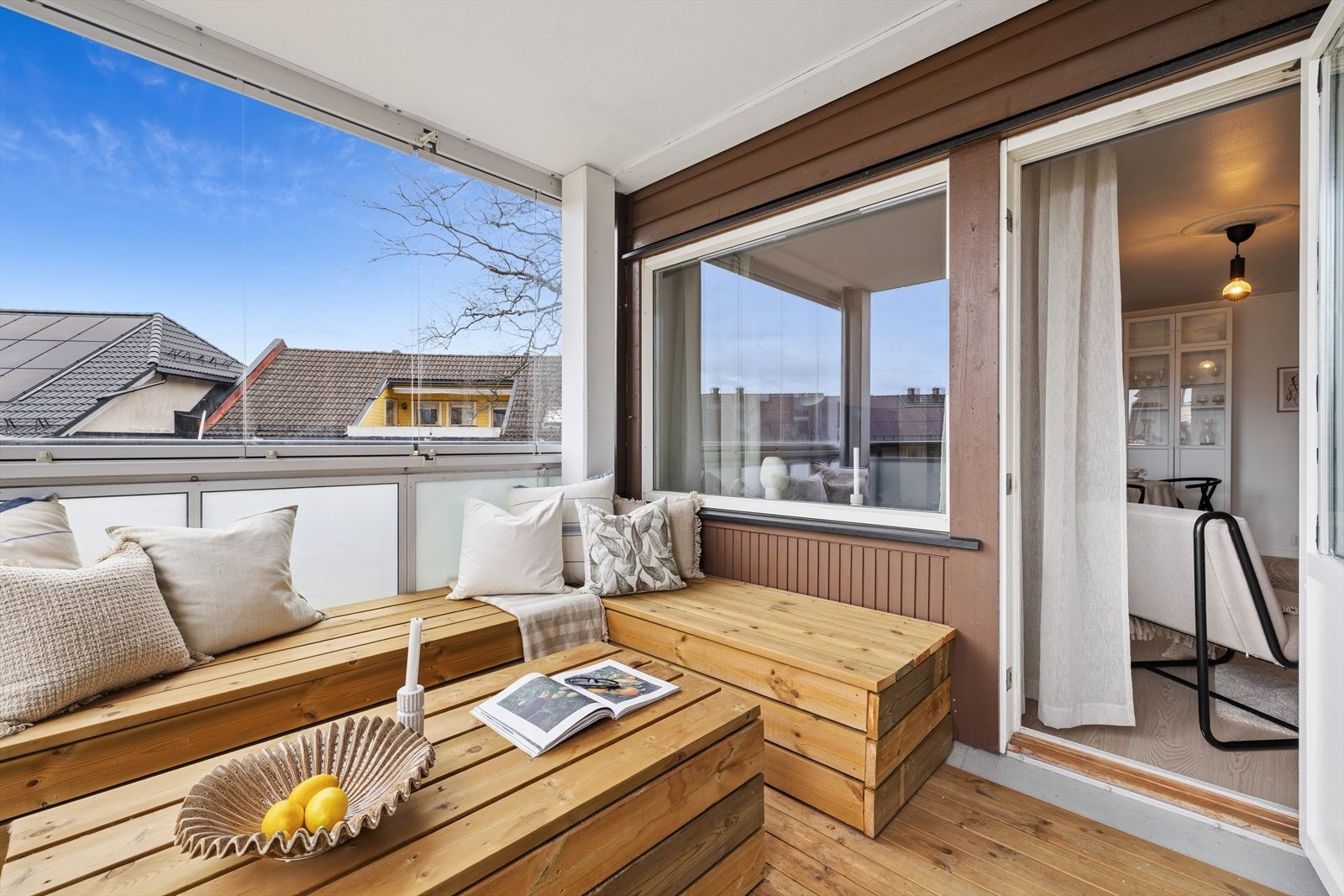 Leiligheten har utgang fra stuen til en herlig vestvendt balkong på 8 m². Galleribilde