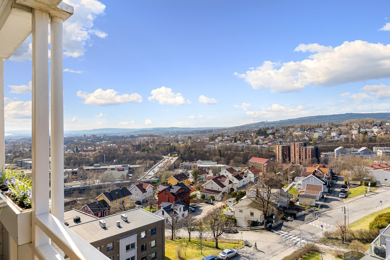 Her får du fantastisk utsikt over Oslo og mot Holmekollen. Galleribilde