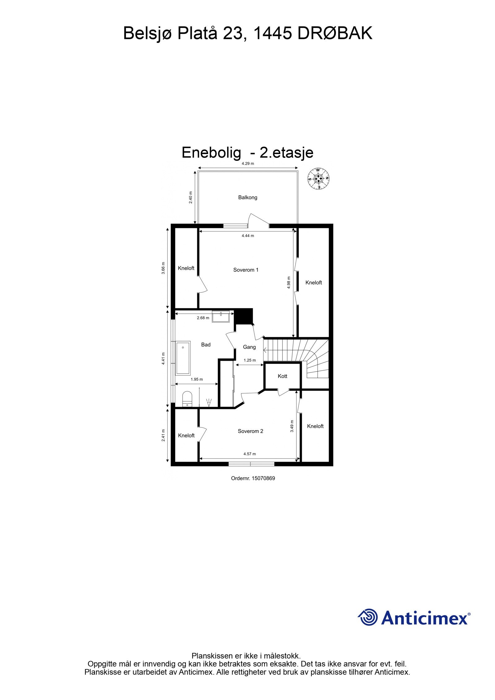 Plantegning 2. etasje Galleribilde