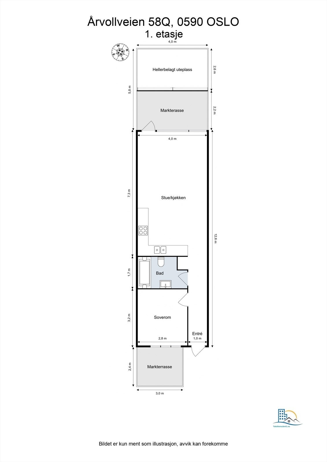 Plantegning Galleribilde