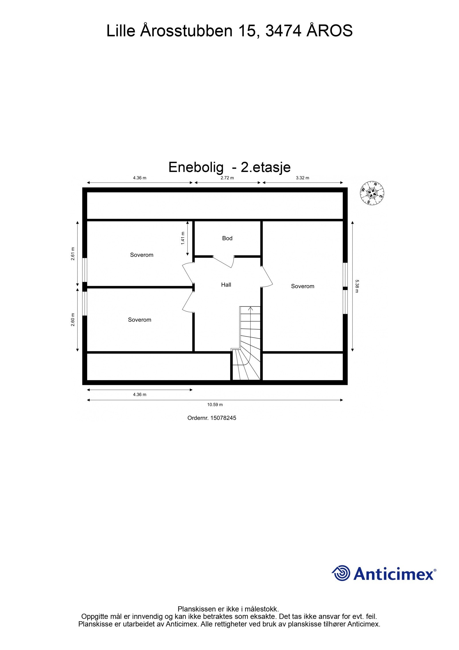 Plantegning - 2.etasje Galleribilde