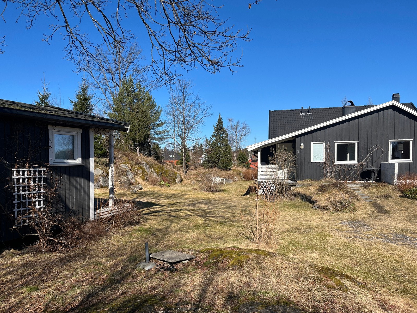 Stor opparbeidet tomt. Galleribilde
