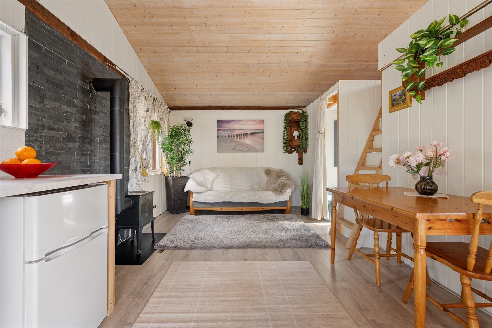 Her er det plass til en sofagruppe. Galleribilde